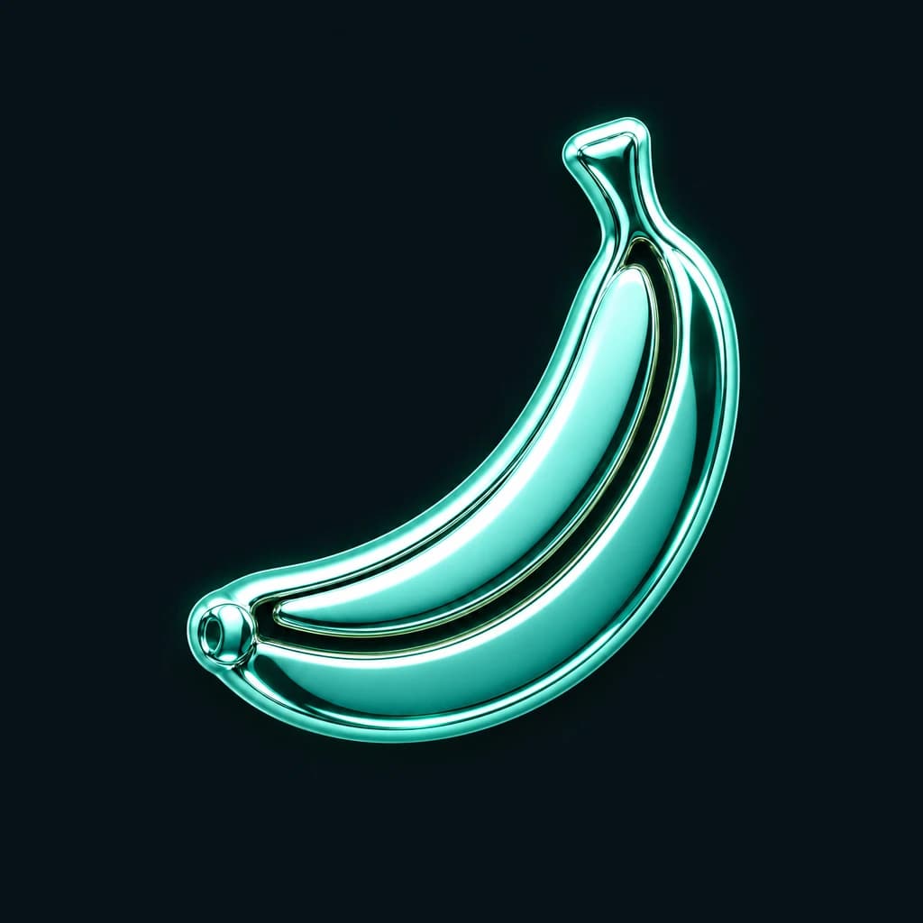 the ape desk: a mint chrome banana